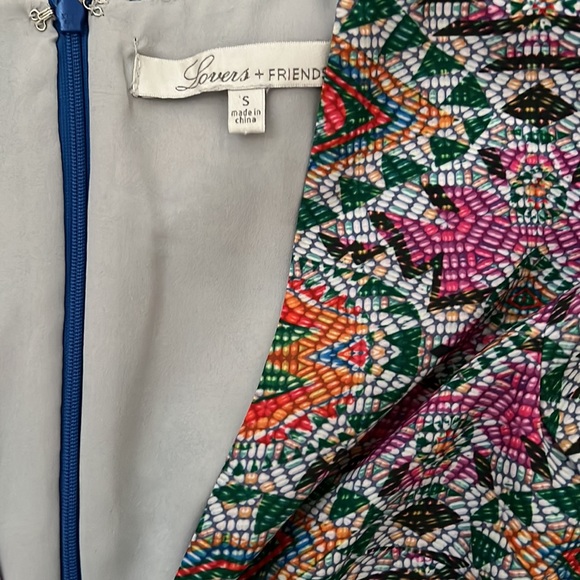 Lovers + Friends Cassidy Dress in Mosaic Print small - Picture 3 of 7